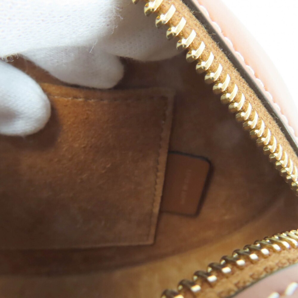 CELINE 19860 Cuile Triomphe Oval Purse Leather Shoulder Bag Tan with Dust Mad... - Picture 11 of 12